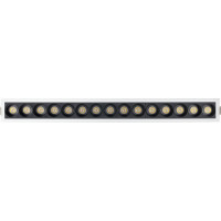 Встраиваемый светодиодный светильник RITTER Artin LED 30Вт, 2400Лм, 4200К, 414х45х55мм, алюминий, прямоугольный, белый 59998 2