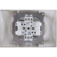 Двойная розетка TDM ELECTRIC 2П 10А 250В  бронза "Лама" SQ1815-0724