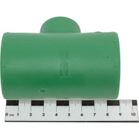 Переходной тройник Banninger полипропиленовый, зеленый, 40x25x40 мм 7521090711