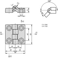 Шарнир KIPP K1004.006322020
