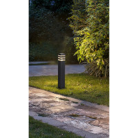 Садово-парковый светильник столб duwi Nuovo 90х140х610 Е27 алюминий/стекло IP65 черный 24397 7