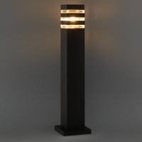 Садово-парковый светильник столб duwi Nuovo 90х140х610 Е27 алюминий/стекло IP65 черный 24397 7