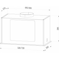 Вытяжка Lex GS BLOC G 600 White CHTI000360