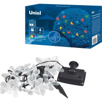 Садовая гирлянда на солнечной батарее Uniel Бабочки USL-S-129/PT4000 BUTTERFLIES UL-00006557