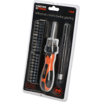 Отвертка FASTER TOOLS с гибким удлинителем 728