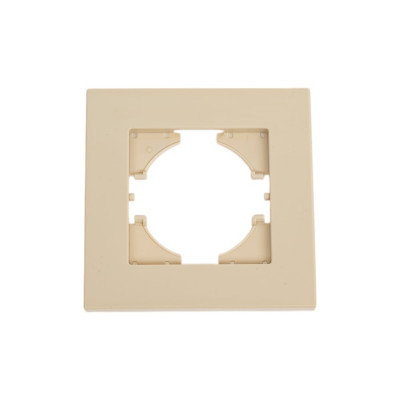 Рамка GUSI Electric City 1-местная, цвет бежевый C1111-003