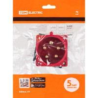 Вилка TDM ELECTRIC 625 скрытая 3Р+РЕ+N 32А 380В IP44 SQ0607-0006