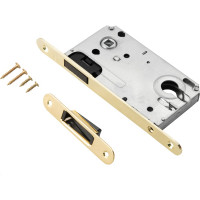 Магнитная защелка под цилиндр PALIDORE L2085 РВ пластиковая, золото блестящее 98760327