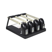 Дырокол KW-TRIO Heavy Duty 954 150 листов металл/пластик черный 4 отверстия с линейкой 811665
