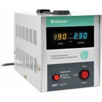 Напольный стабилизатор напряжения Defender ASF 1000D 600Вт метал корпус, 1 розетка 99035