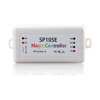 Контроллер MAKSILED  5-24В, 2048pix, SPI, управление по Bluetooth, без пульта, IP40, 85x45x22мм SP105E