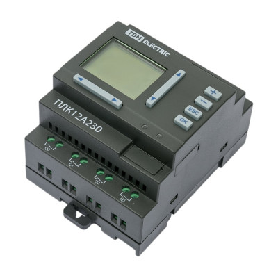 Программируемый логический контроллер TDM ELECTRIC ПЛК12A230 с дисплеем 230В SQ0750-0001