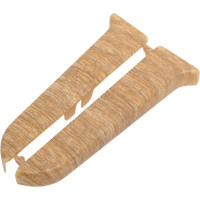 Торцевые заглушки для плинтуса IDEAL Классик 85 мм, 272 сосна золото К-П85-Тп-Ф1 272 СОС ЗЛТ