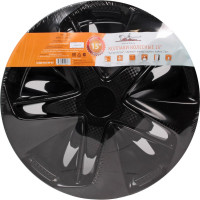 Колесные колпаки Airline Супер Астра 15", черный глянец, карбон, комплект 2 шт. AWCC-15-27