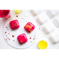 Силиконовая форма для пирожных S-Chief 30x174x3 см кубики - 8 ячеек 554386