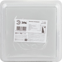 Светодиодный ЖКХ светильник ЭРА SPB-302-0-4K-10 IP40 10Вт 800Лм 4000К квадрат, Б0055047