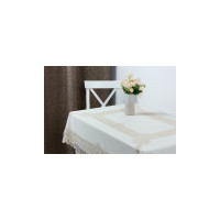 Готовая скатерть Towa Ажурная Pretty прямоугольная 120x150 см, бежевый 5177