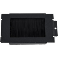 Щеточный ввод для отверстий в монтажных профилях шкафа LANMASTER DCS шириной 800 мм LAN-DC-CB-FRM8-BRE