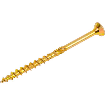 Шуруп конструкционный ЕВРОПАРТНЕР для дерева с фрезой, потай, ж/п Torx 15 3,5x50 + бита (160 шт.) B3 0019