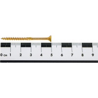 Шуруп конструкционный ЕВРОПАРТНЕР для дерева с фрезой, потай, ж/п Torx 15 3,5x50 + бита (160 шт.) B3 0019