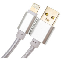 Кабель ENERGY ET-29-2 USB/Lightning, цвет - серебро 104110