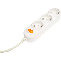 Удлинитель Power Cube PC 5м, 3р с заземлением, с выключателем 10А, PC-2-5M