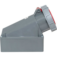 Розетка стационарная наружная EKF 1342 3Р+РЕ 63А 380В IP67 ps-1342-63-380