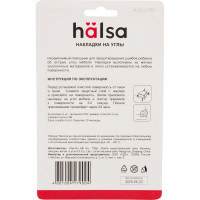Мягкие защитные накладки на углы для детей Halsa 4.2x4.2x1.5 см, 4 шт., прозрачные HLS-S-102
