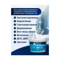 Колерованная краска Goodhim S D2 RAL 120 80 40, моющаяся, водно-дисперсионная, акриловая, 7 кг 52099