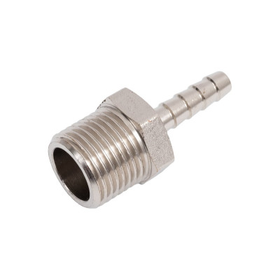 Штуцер латунный наружная резьба 1/2", 7.4 мм DOUBLE-LIN LL6046 (1/2" 7,4)