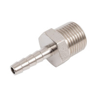 Штуцер латунный наружная резьба 1/2", 7.4 мм DOUBLE-LIN LL6046 (1/2" 7,4)