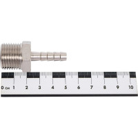 Штуцер латунный наружная резьба 1/2", 7.4 мм DOUBLE-LIN LL6046 (1/2" 7,4)