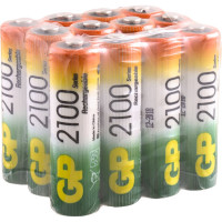 Аккумуляторные пальчиковые батарейки АА GP hr6 2100 mah/мАч, никель-металлгидрид ni-mh 12 шт GP 210AAHC-B12