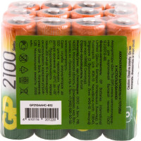 Аккумуляторные пальчиковые батарейки АА GP hr6 2100 mah/мАч, никель-металлгидрид ni-mh 12 шт GP 210AAHC-B12