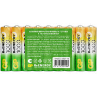 Акк. Бат. ааа мизинчиковые GP  hr03 1000 mah/мач ni-mh 18 шт в упак 100AAAHC-B18 100AAAHC-B18 23948523