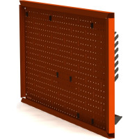 Металлическая перфопанель ООО Металекс Metalex 400x1000 оранжевая с комплектом аксессуаров PROA40100