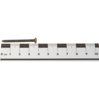 Саморез для установки с выключателями и изоляторами Bironi металл, цвет бронза, 2 шт./уп. B-913-32-2