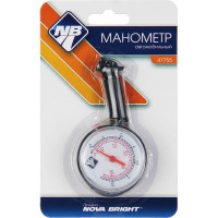 Шинный манометр Nova Bright до 3.5 атм, в блистере 47755