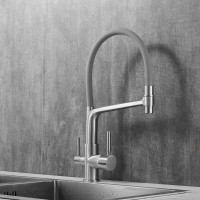 Смеситель для кухни ROSE с подключением к фильтру питьевой воды, сатин R658L