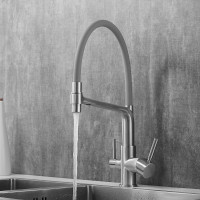 Смеситель для кухни ROSE с подключением к фильтру питьевой воды, сатин R658L