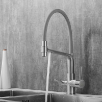 Смеситель для кухни ROSE с подключением к фильтру питьевой воды, сатин R658L