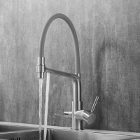 Смеситель для кухни ROSE с подключением к фильтру питьевой воды, сатин R658L