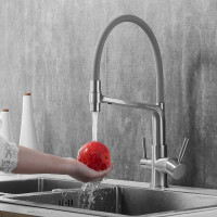 Смеситель для кухни ROSE с подключением к фильтру питьевой воды, сатин R658L