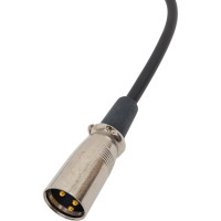 Переход XLR штекер - 6.35мм штекер моно Pro Legend позолоченные контакты с кабелем 0.3м, PL2290