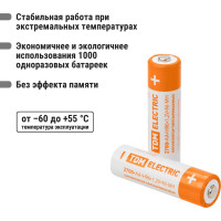 Аккумулятор TDM ELECTRIC AA-2700 mAh Ni-MH BP-2 SQ1702-0072