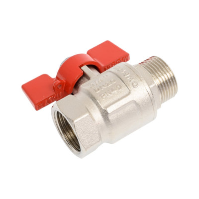 Полнопроходной кран НВ 3/4, бабочка Uni-Fitt 111T3000