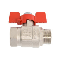 Полнопроходной кран НВ 3/4, бабочка Uni-Fitt 111T3000