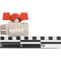 Полнопроходной кран НВ 3/4, бабочка Uni-Fitt 111T3000