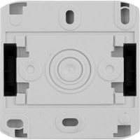 Выключатель Legrand двухклавишный Legrand Quteo IP44 10А 250В винтовые зажимы накладной монтаж серый 782332