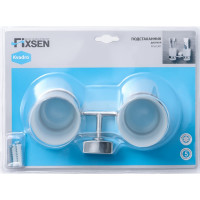 Подстаканник двойной FIXSEN KVADRO 61307